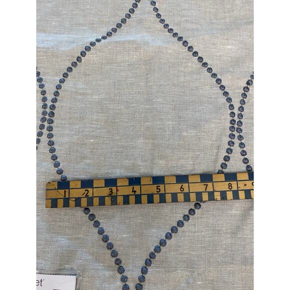 Kravet Candice Olson Embroidered Linen Fabric Samples Kiley 7 Varieties - Picture 5 of 5